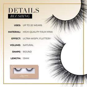 Lilly Lashes Everyday Blushing application step demonstrates simple placement.