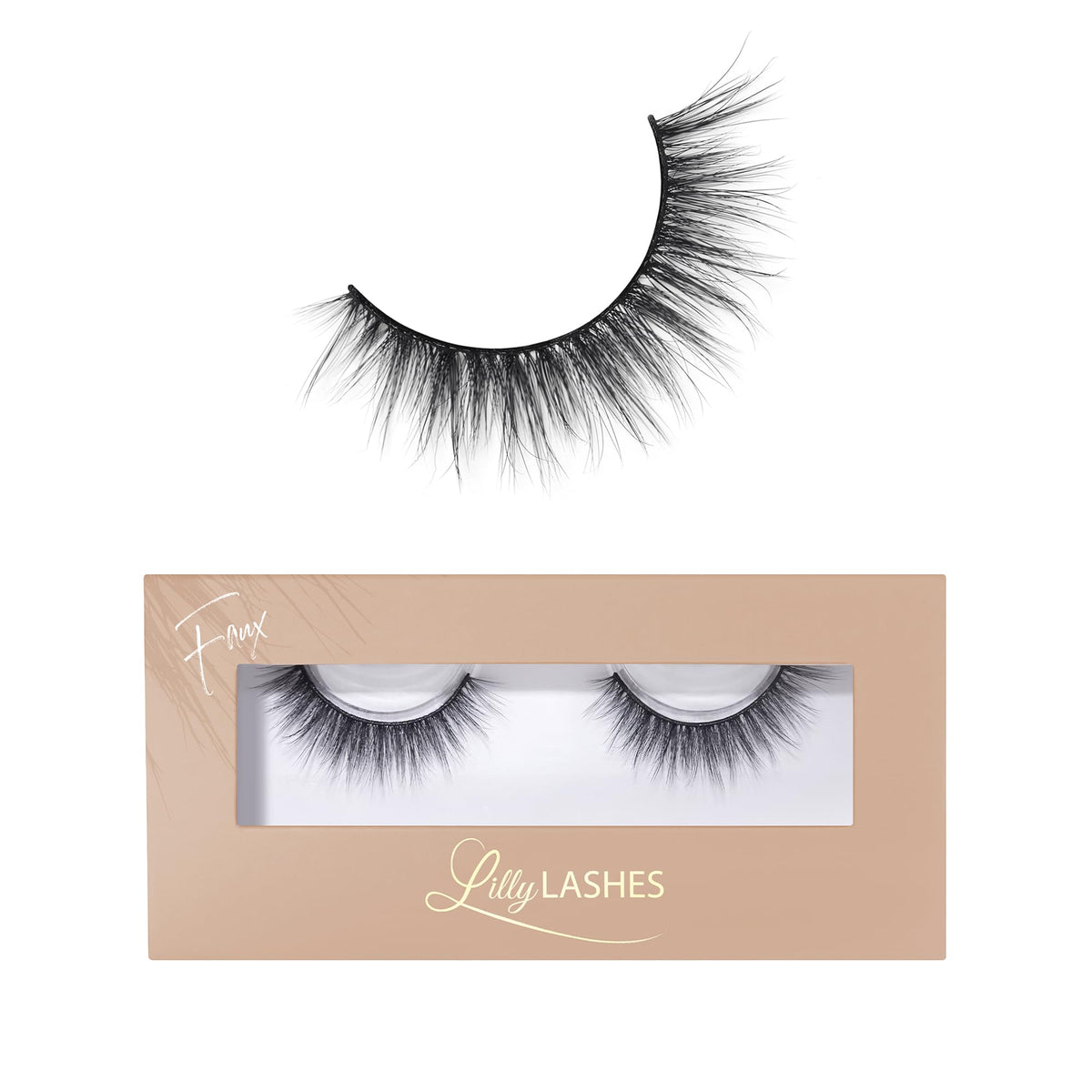 Lilly Lashes Everyday Blushing packaging showcases premium faux mink for daily wear.
