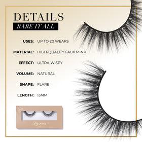 Lilly Lashes Handmade Mink False Eyelashes crafted with a natural-looking finish