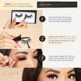 Lilly Lashes Handmade Mink False Eyelashes offer a natural-looking, reusable upgrade.