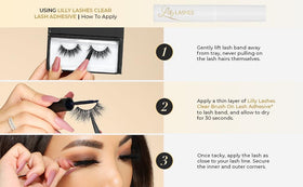 Lilly Lashes handmade reusable lashes deliver natural-looking elegance for any ensemble.
