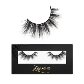 Lilly Lashes Miami Flare 3D Mink Lashes deliver wispy volume for day-to-night glam.