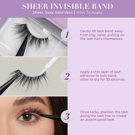 Lilly Lashes Natural-looking closeup demonstrating enhanced eye definition.