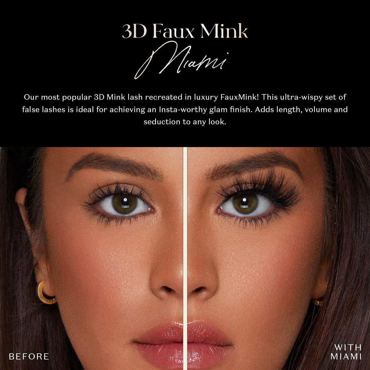 Lilly Lashes wispy fluffy lashes create a soft flutter for day-to-night versatility.