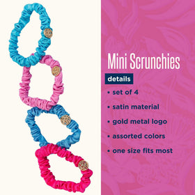Compact Lilly Pulitzer satin scrunchie gift-packaging suitable for gifting