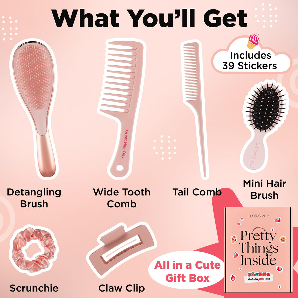 Lily England mini brush for quick on-the-go touch-ups