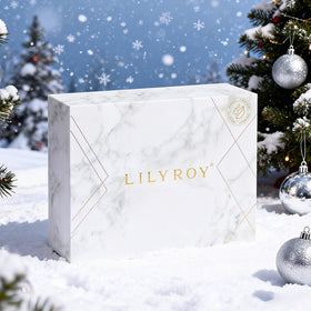 LILY ROY bath salts with shea butter for moisturizing comfort