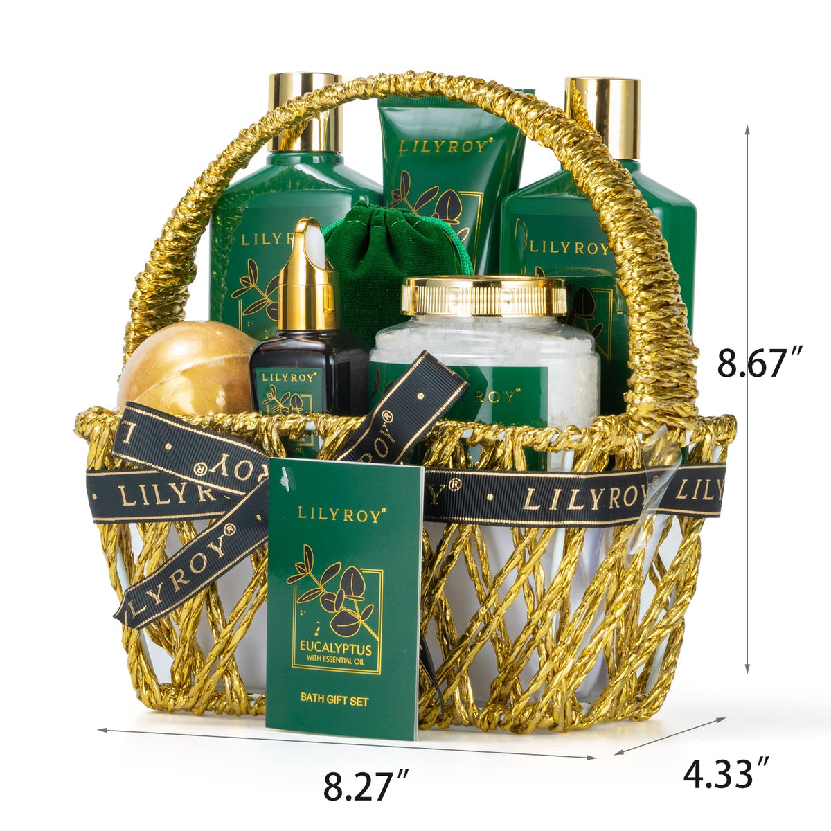 LILY ROY eucalyptus leaf included in the basket