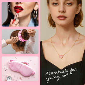 Lily Roy necklace and keychain add a thoughtful gift detail.