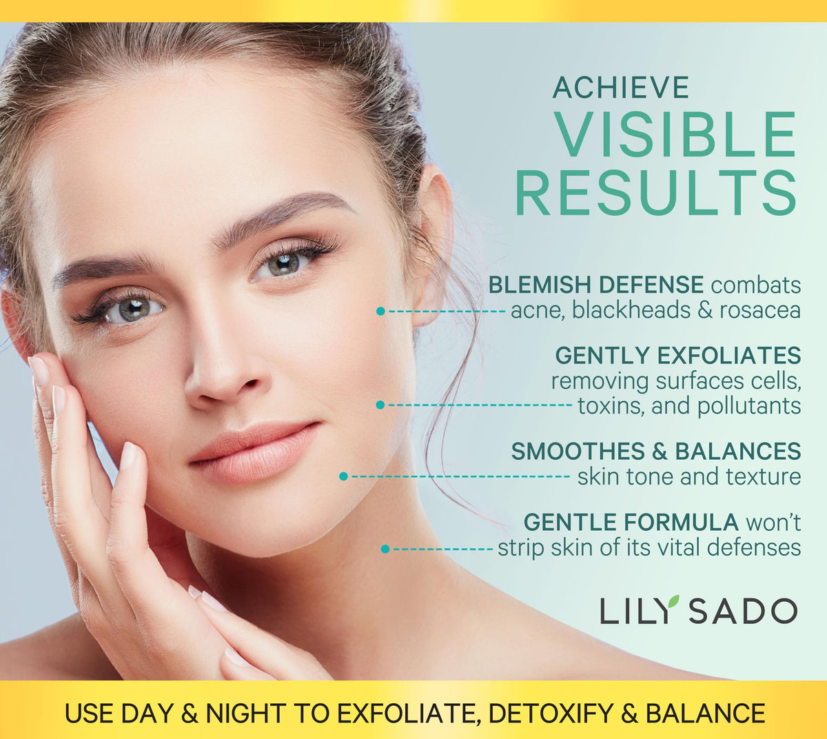 LILY SADO avocado and lemongrass oils highlight soothing, anti-inflammatory feel during massage