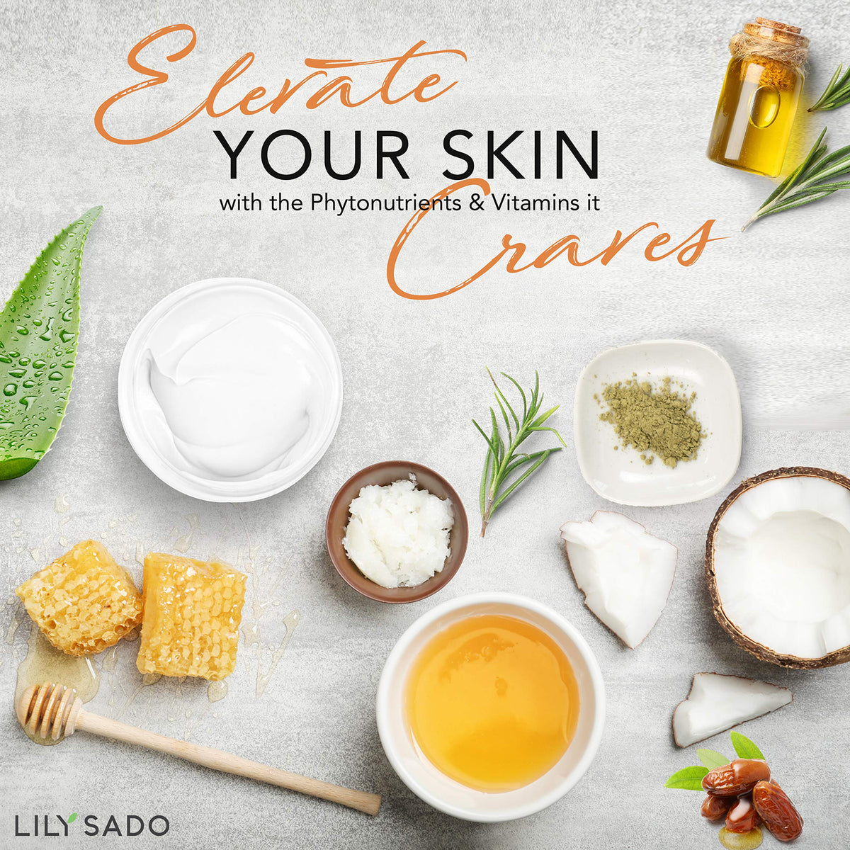 LILY SADO Cream cleanser texture close-up, silky formula for sensitive skin comfort.