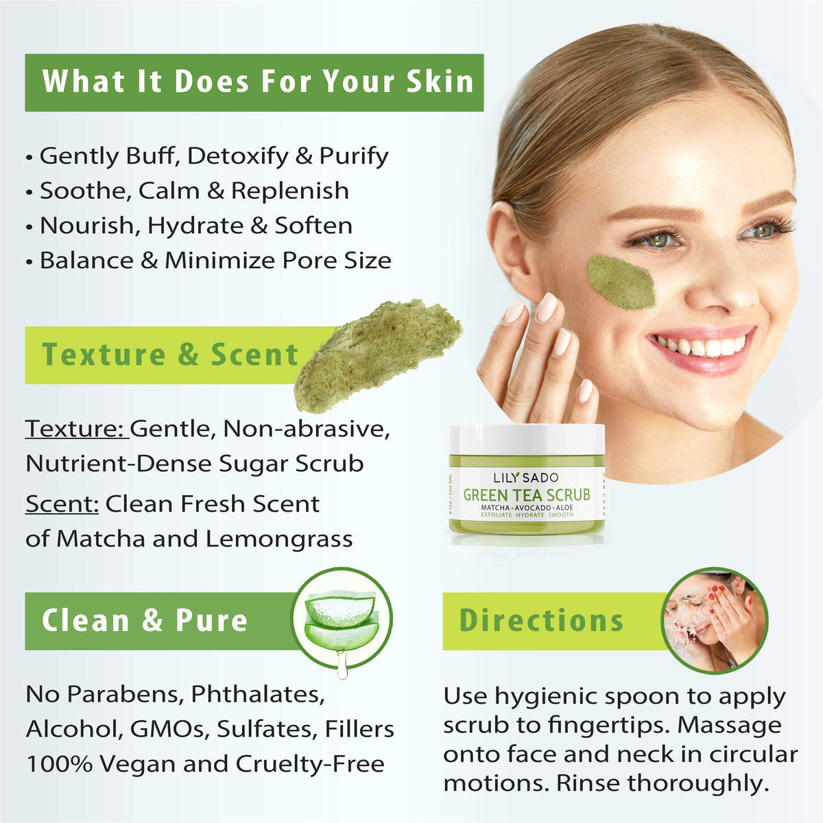 LILY SADO recommended for use before serums and moisturizers for better absorption
