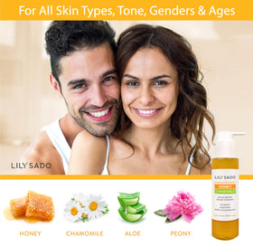 LILY SADO Show Me The Honey dermatologist-approved image highlights trusted skincare