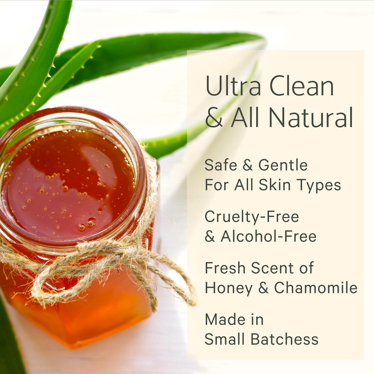 LILY SADO Show Me The Honey peony extract close-up emphasizing clarifying properties