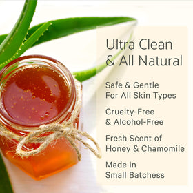 LILY SADO Show Me The Honey peony extract close-up emphasizing clarifying properties