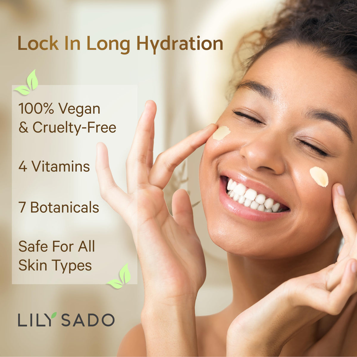 LILY SADO Tea+C green tea and Arabica beans emphasize natural antioxidants