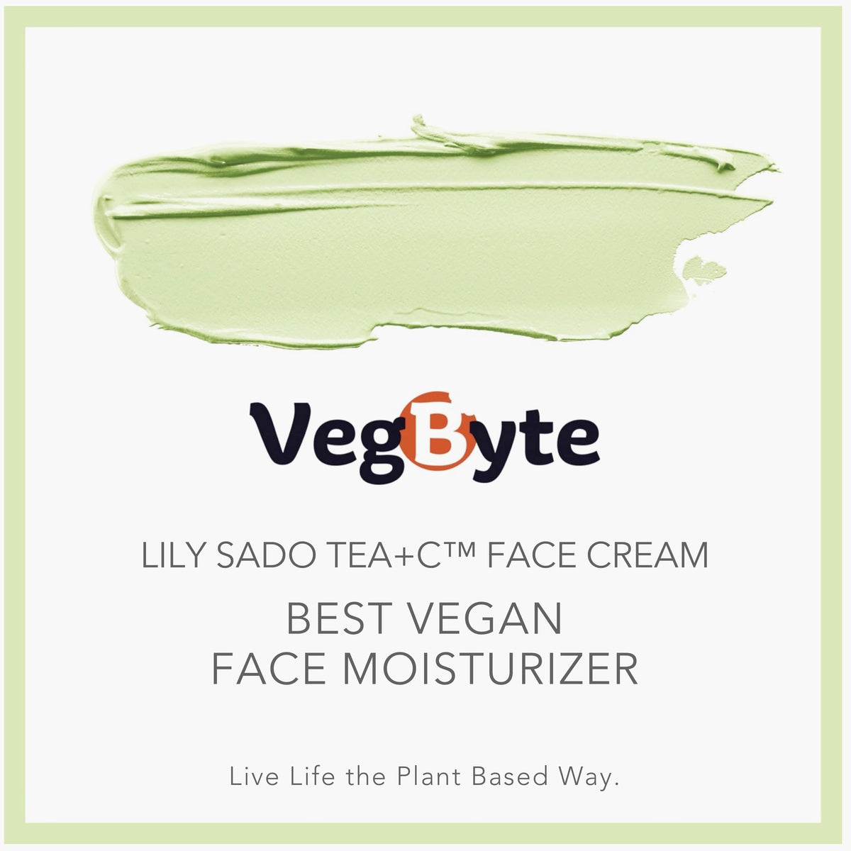 LILY SADO TEA+C texture on skin demonstrates fast absorption and comfortable wear.