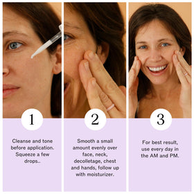 LilyAna Naturals Dark Spot Corrector ingredients display featuring niacinamide and licorice.