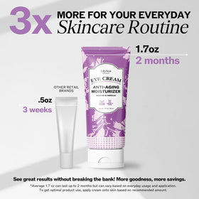 LilyAna Naturals eye cream is suitable for sensitive skin types.