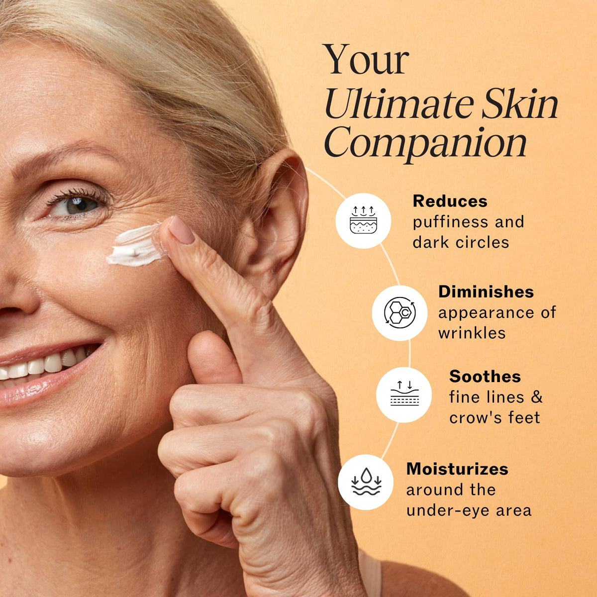 LilyAna Naturals Eye Cream ingredients highlight rosehip and hibiscus for nourishing care.