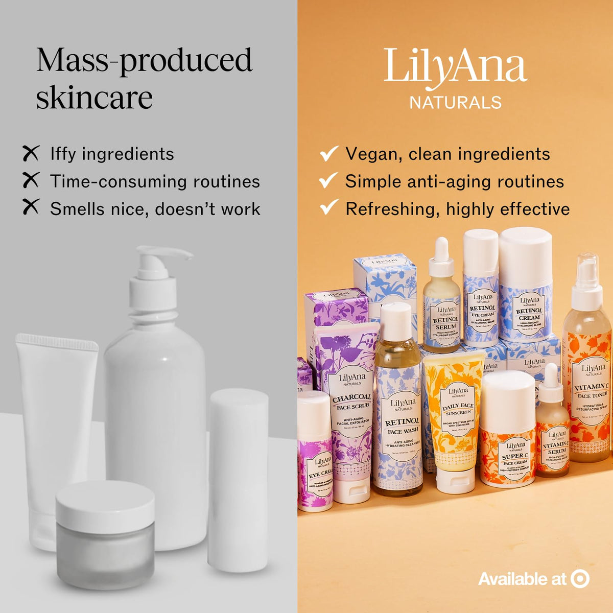 LilyAna Naturals Eye Cream under-eye application targets the orbital area gently.