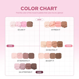 lilybyred Mood It Palette buildable color lets you customize intensity