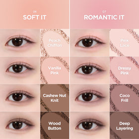 lilybyred Mood It Palette soft-blend formula glides for natural depth