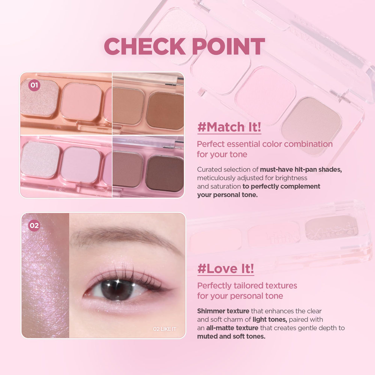 lilybyred Mood It Palette step-by-step shading guides wearers to layered definition