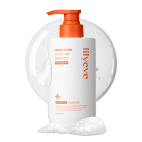 lilyeve GROWTURN 3D Volume Shampoo bottle front for fuller-looking hair