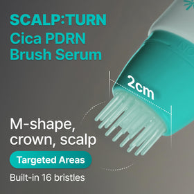 lilyeve SCALPTURN 6-herb complex visual emphasizing scalp balance