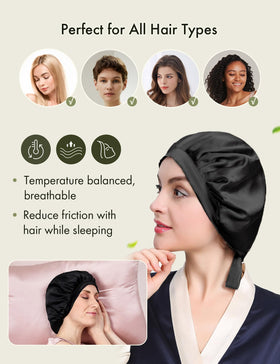 LilySilk travel-friendly-night-cap is lightweight and easy to pack.