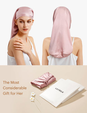 LilySilk sleep cap suitable for sleep and shower routines