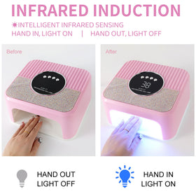 Durable LimeGirl lamp with lightweight ABS plastic and sleek profile