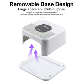 LimeGirl nail lamp digital display helps manage curing times precisely.