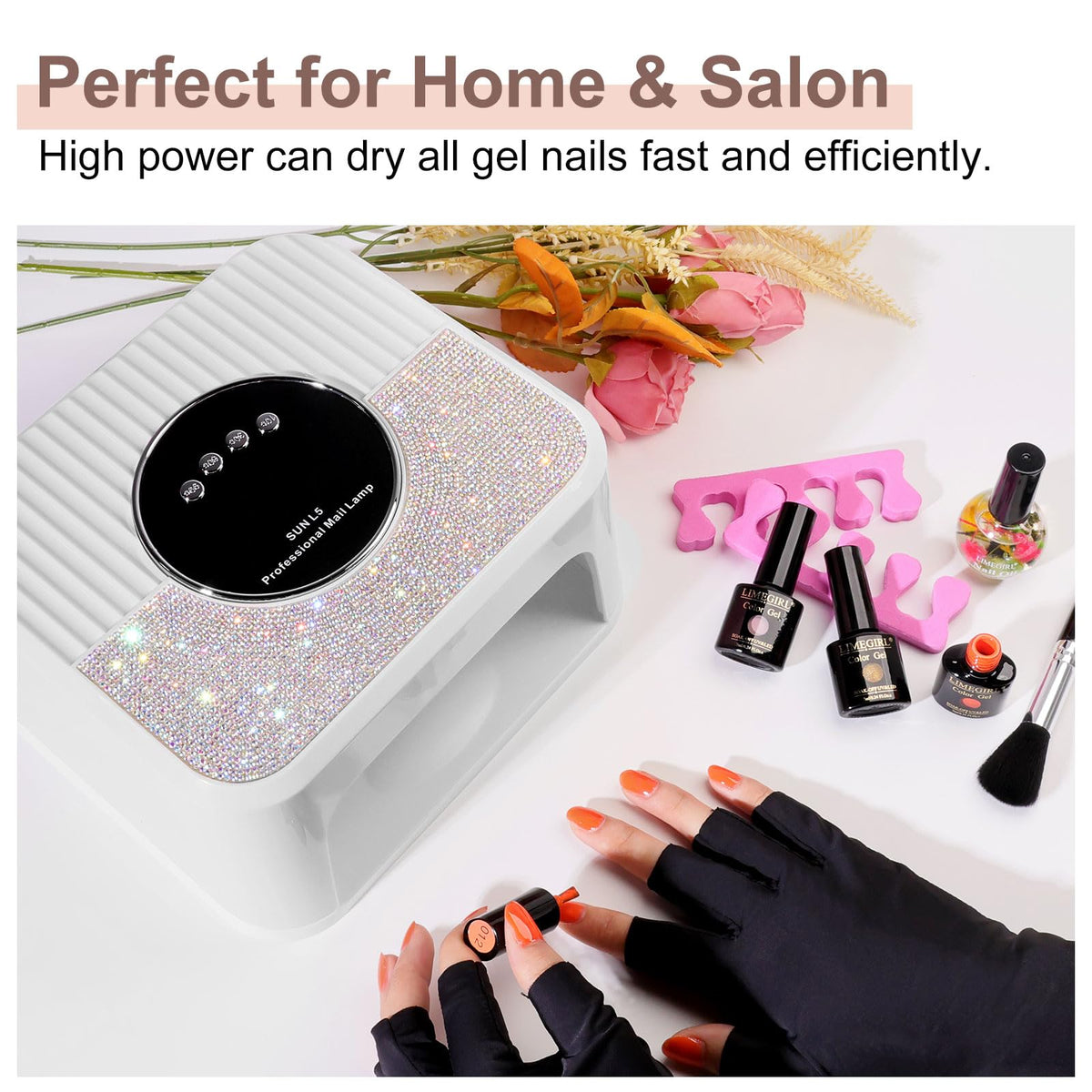 LimeGirl packaging clearly shows contents for home or salon use.