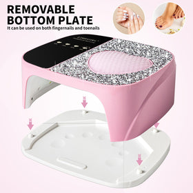 LimeGirl UV LED Nail Lamp Kit 7800mAh battery for long cordless sessions