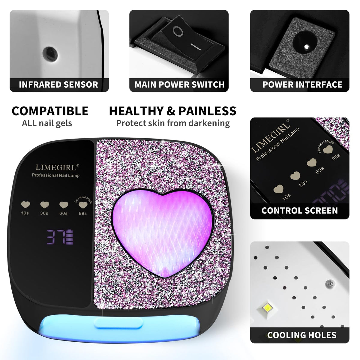LimeGirl infrared sensor activates automatically as hands approach