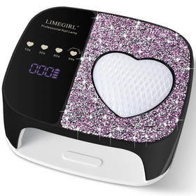 LimeGirl home salon setup showcases versatile gel curing at home