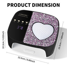 LimeGirl rechargeable battery indicates cordless convenience during sessions