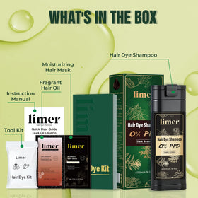 Limer 6-in-1 system supports shine, strength, and moisture during coloring.