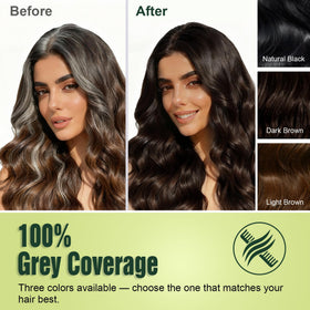 Limer Hair Dye Shampoo pump application shows 3-in-1 convenience with no mess.