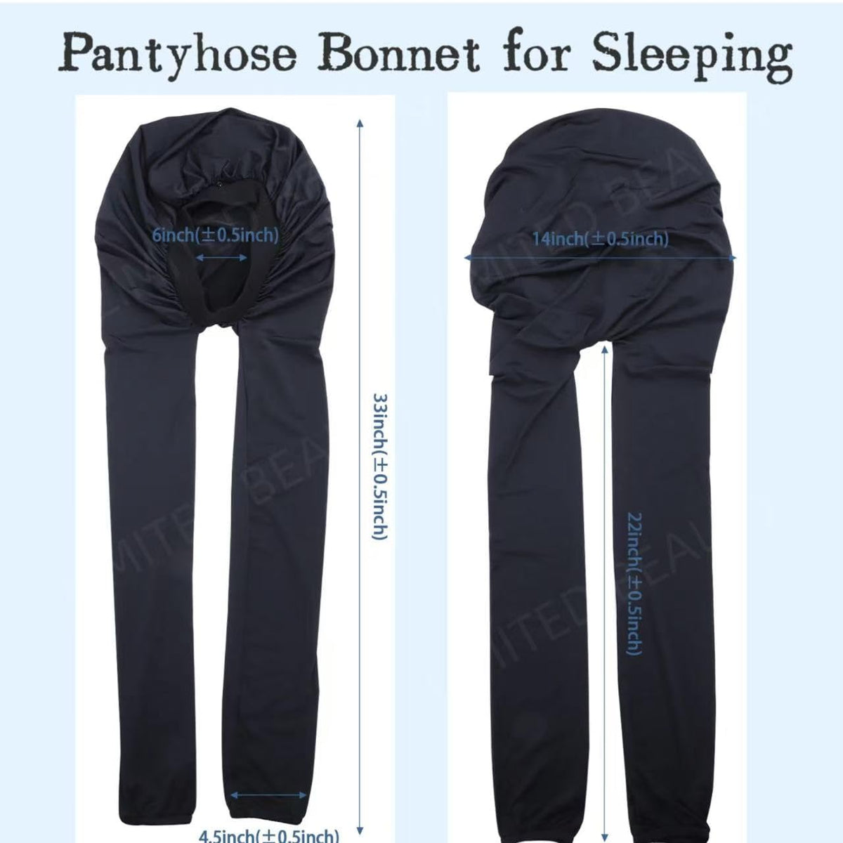 Limited Beauty large-capacity bonnet accommodates long braids and dreadlocks.