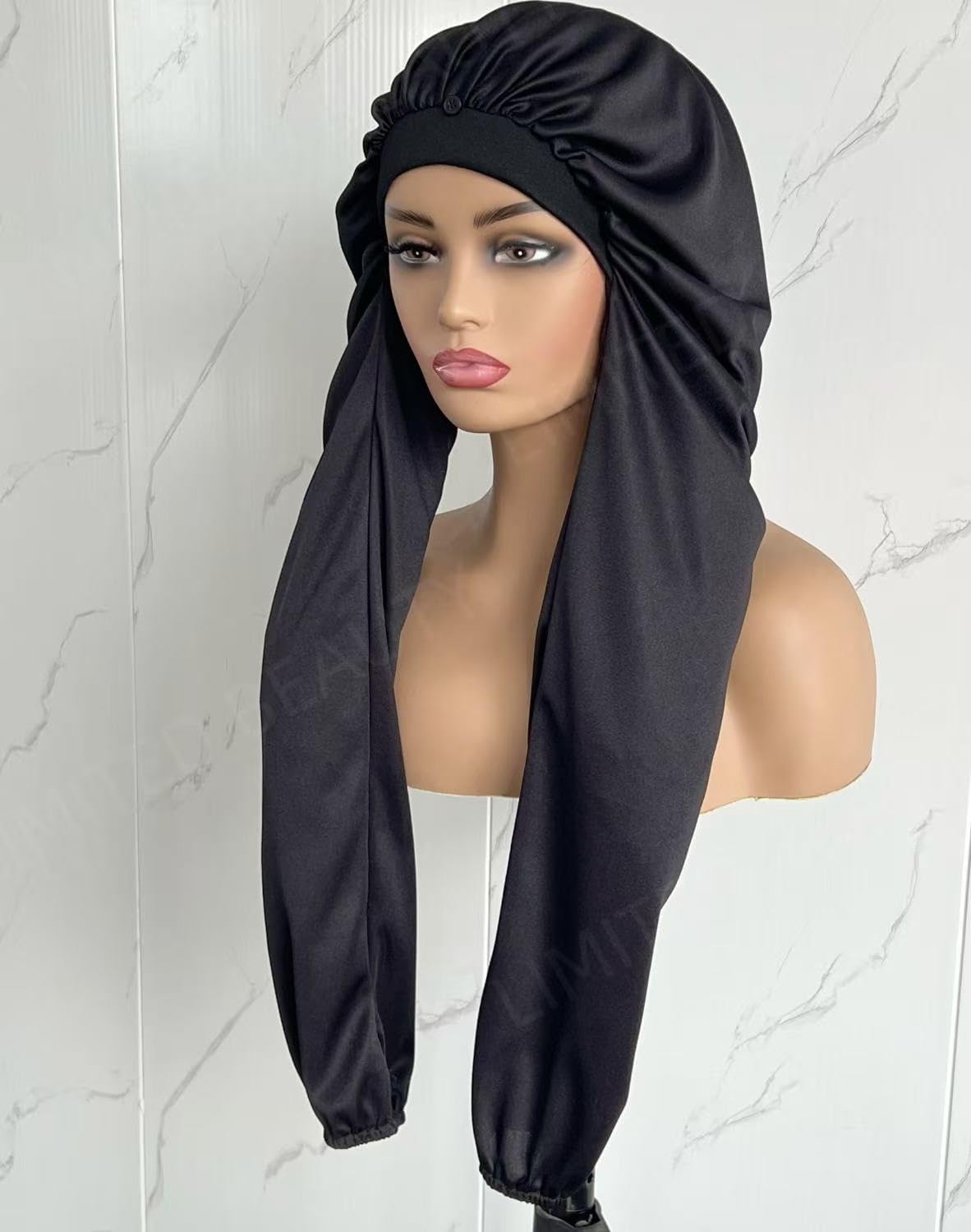 Limited Beauty nighttime hair-care bonnet helps keep styles intact.