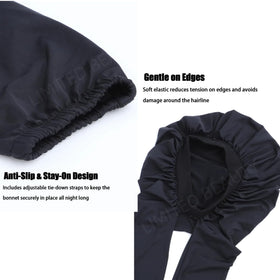 Limited Beauty bonnet with UV shield for daytime sun protection.