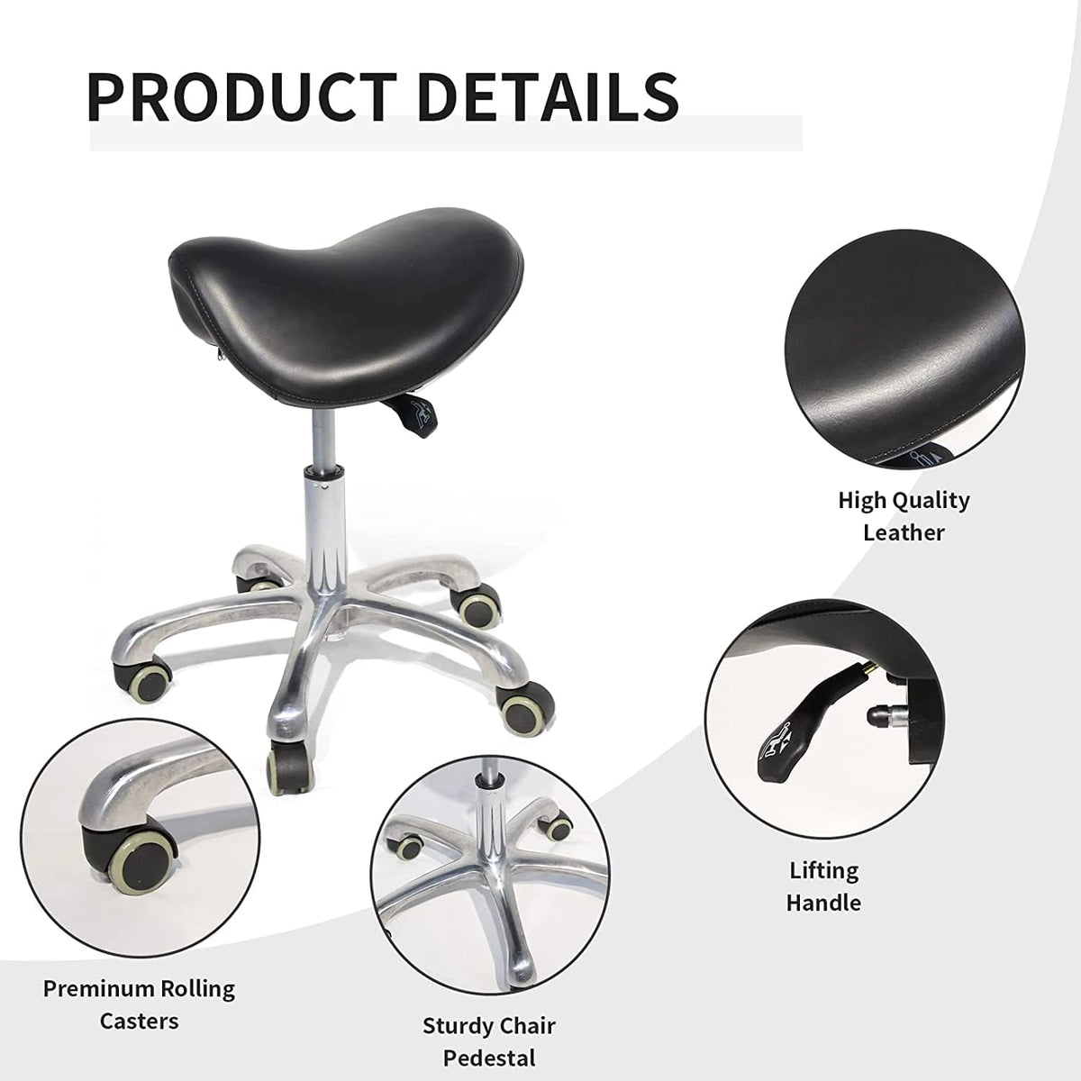 LIMKOMES chair swivels 360 degrees for easy multi-task access.