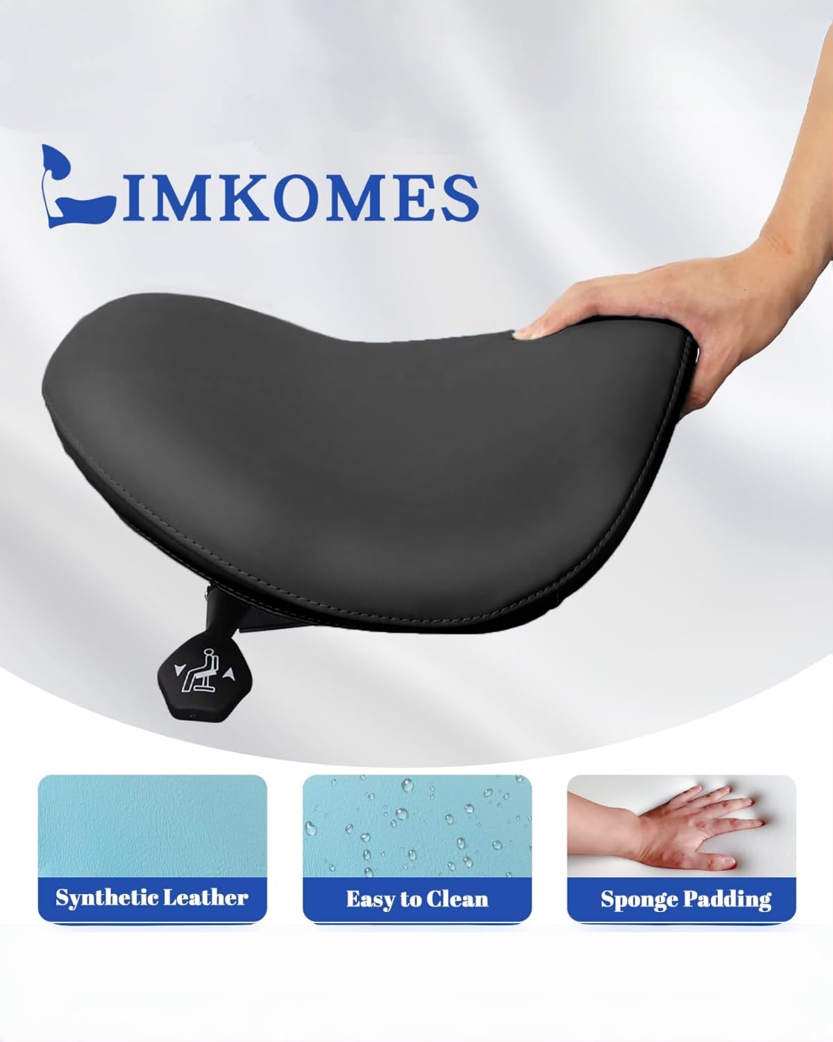 LIMKOMES skin-friendly surface and plush cushion offer comfortable seating.