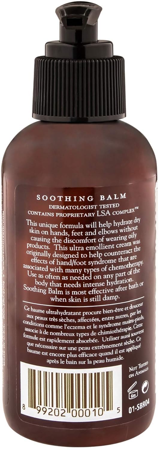 Hands applying Lindi Soothing Balm to cracked skin after washing.