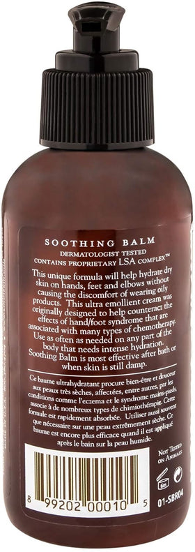Hands applying Lindi Soothing Balm to cracked skin after washing.