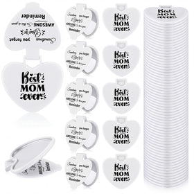 Lineshading Best Mom Ever Mirror White Compact for on-the-go touch-ups