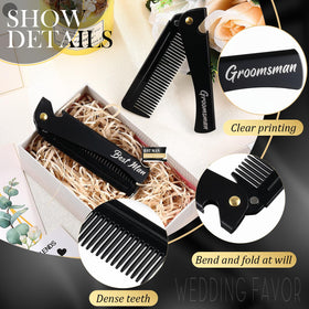 Lineshading stainless-steel beard comb, robust and smooth for snag-free grooming.